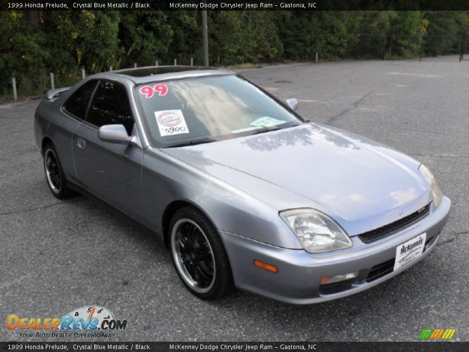 1999 Honda Prelude Crystal Blue Metallic / Black Photo #5