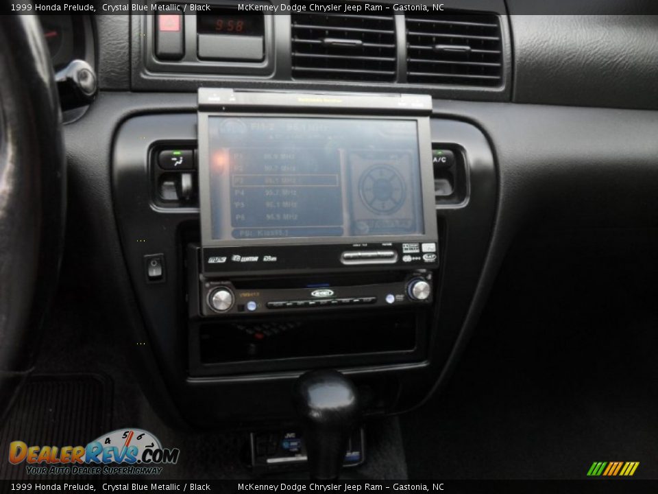 1999 Honda Prelude Crystal Blue Metallic / Black Photo #10