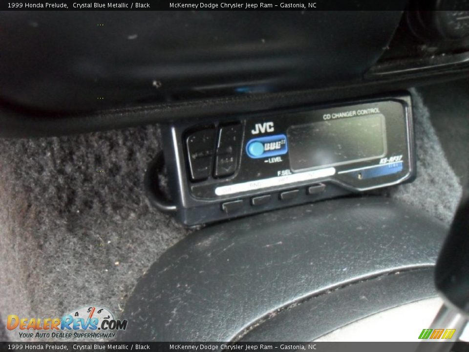 1999 Honda Prelude Crystal Blue Metallic / Black Photo #11