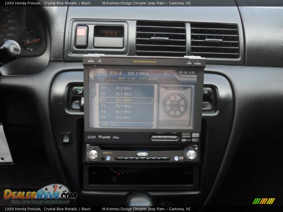 1999 Honda Prelude Crystal Blue Metallic / Black Photo #12