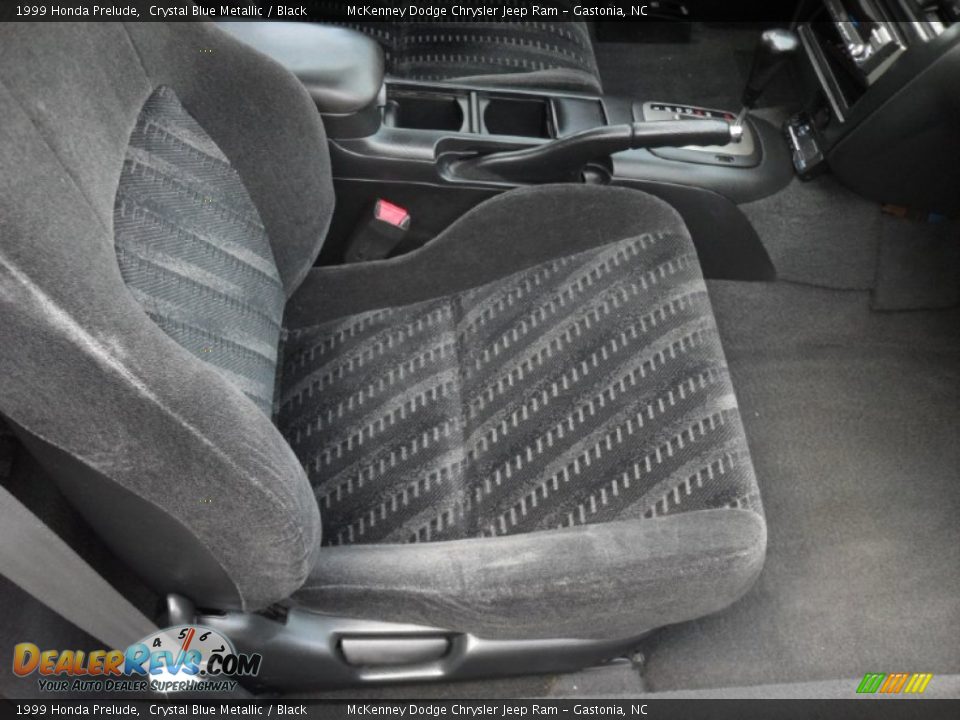 1999 Honda Prelude Crystal Blue Metallic / Black Photo #18