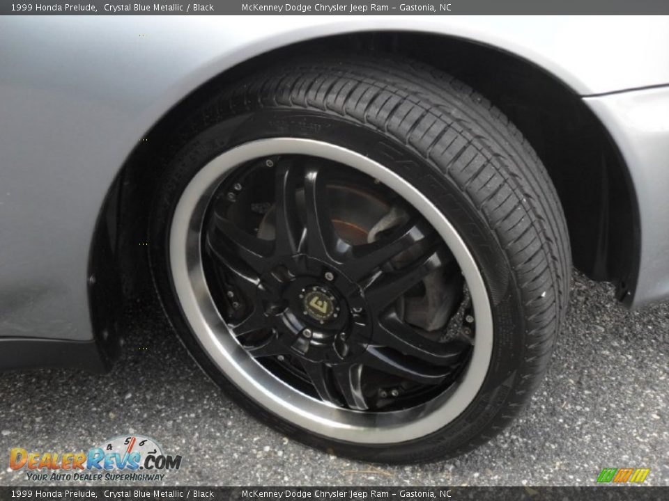 1999 Honda Prelude Crystal Blue Metallic / Black Photo #21