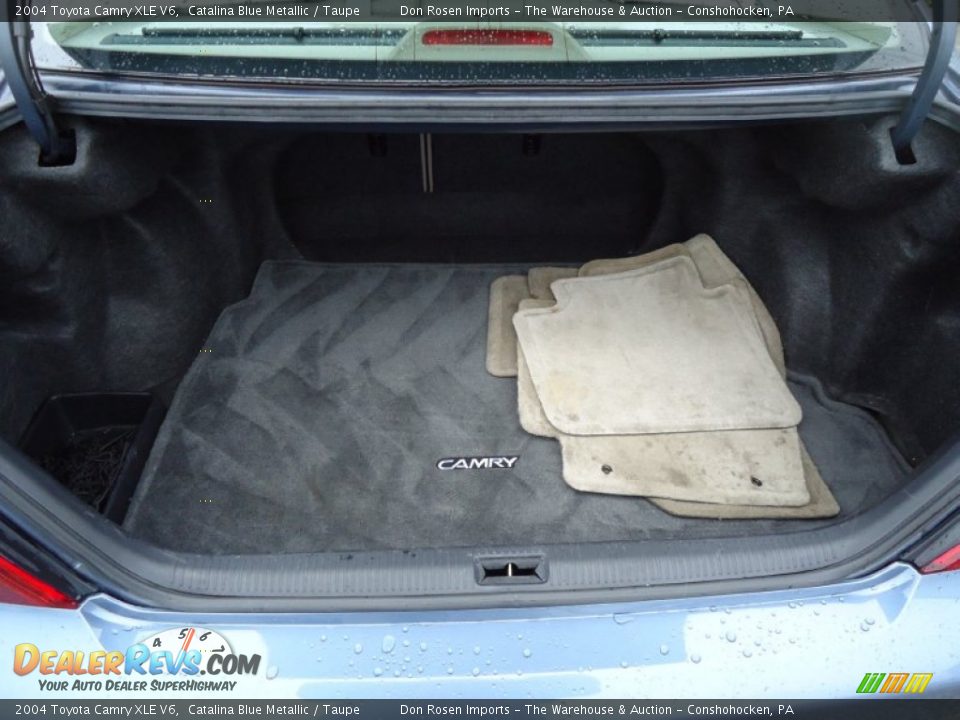 2004 Toyota Camry XLE V6 Catalina Blue Metallic / Taupe Photo #27