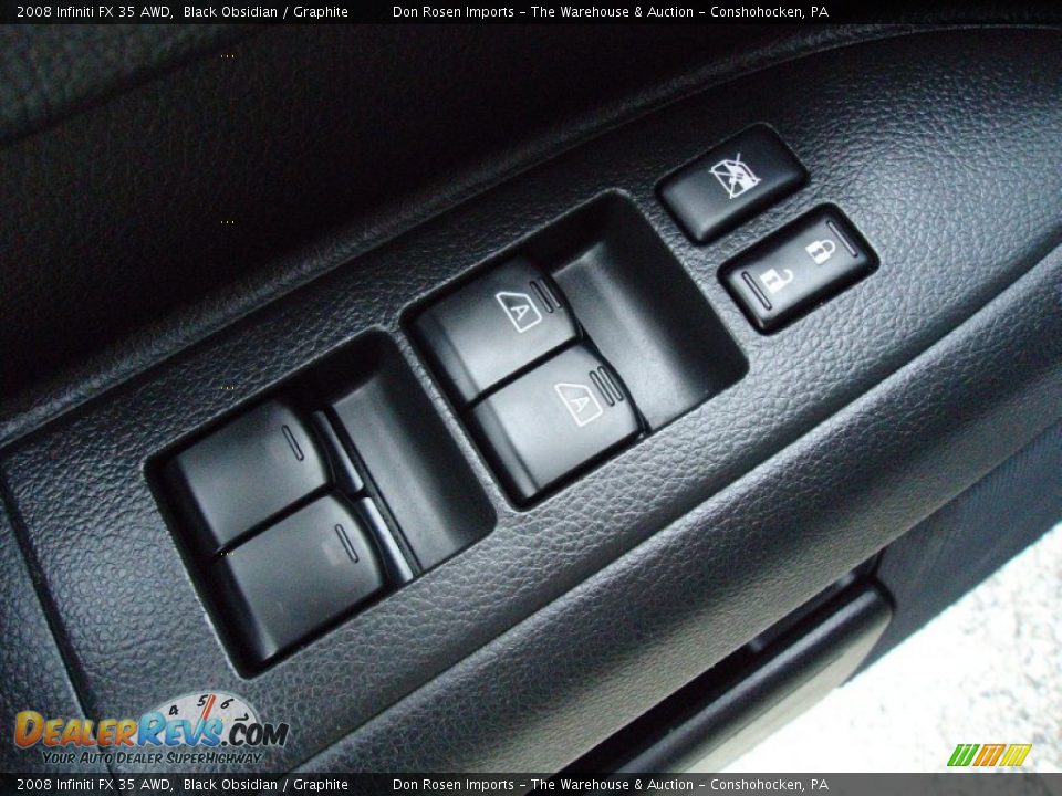 2008 Infiniti FX 35 AWD Black Obsidian / Graphite Photo #18