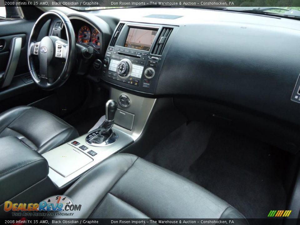 2008 Infiniti FX 35 AWD Black Obsidian / Graphite Photo #19