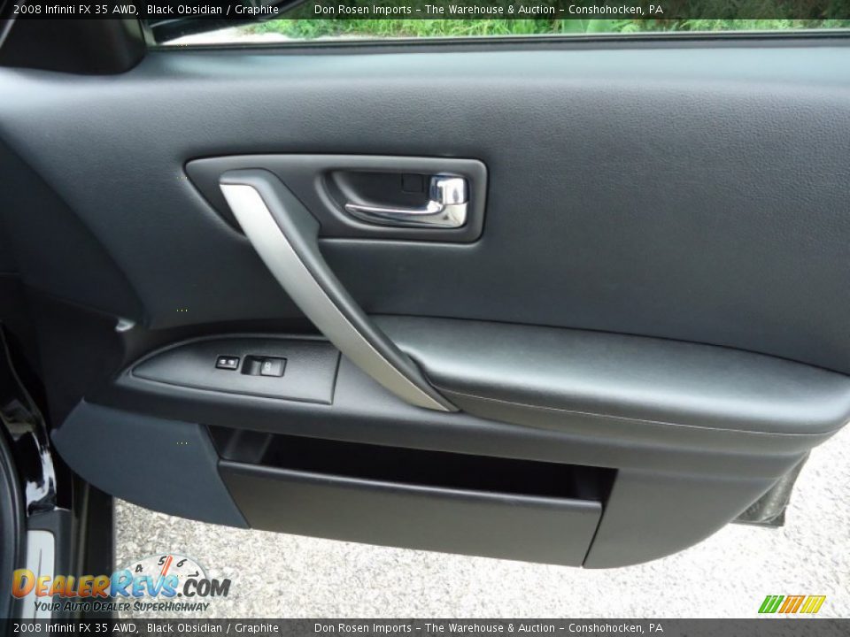 2008 Infiniti FX 35 AWD Black Obsidian / Graphite Photo #22