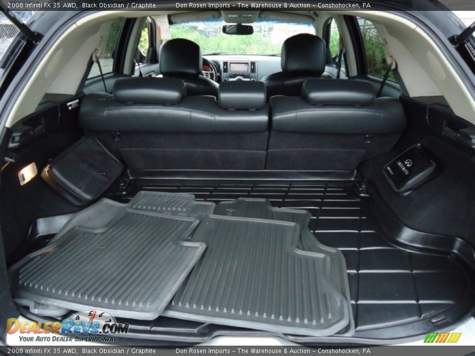 2008 Infiniti FX 35 AWD Black Obsidian / Graphite Photo #26
