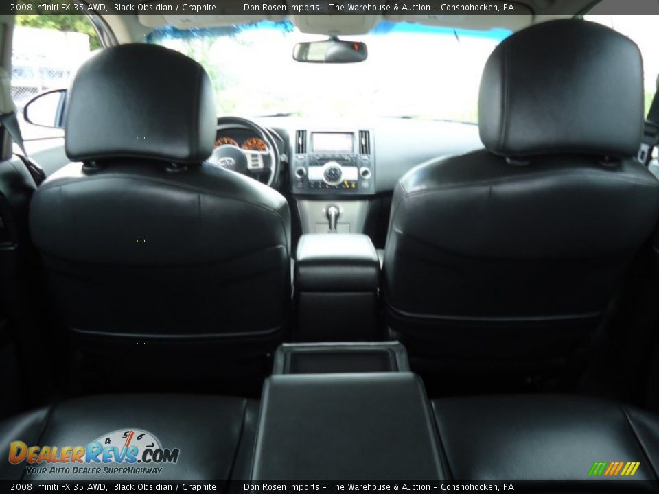 2008 Infiniti FX 35 AWD Black Obsidian / Graphite Photo #27