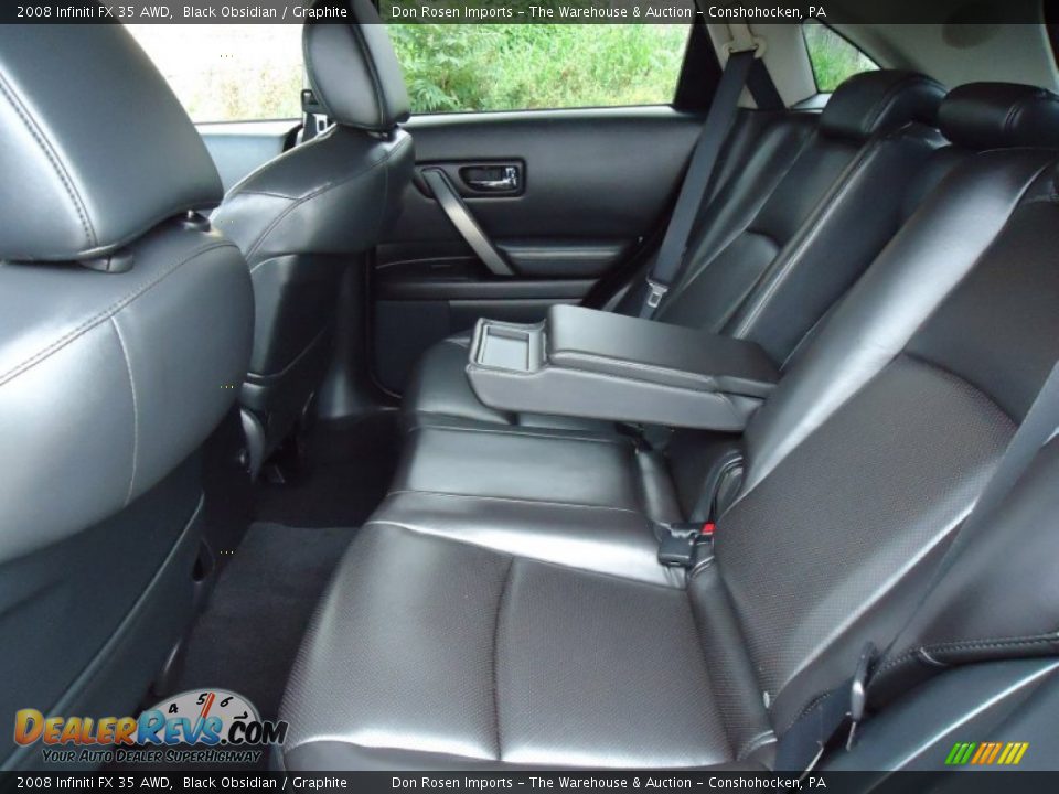 2008 Infiniti FX 35 AWD Black Obsidian / Graphite Photo #29