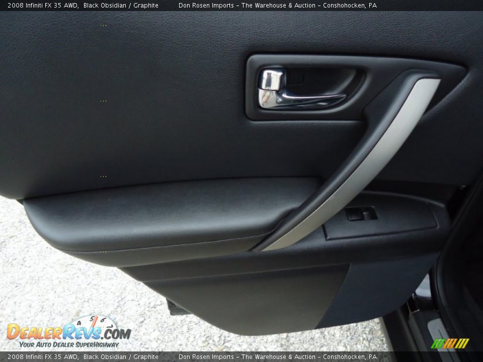 2008 Infiniti FX 35 AWD Black Obsidian / Graphite Photo #33
