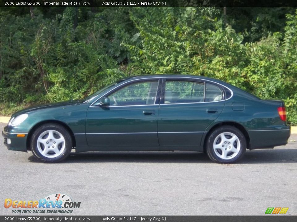 2000 Lexus GS 300 Imperial Jade Mica / Ivory Photo #2