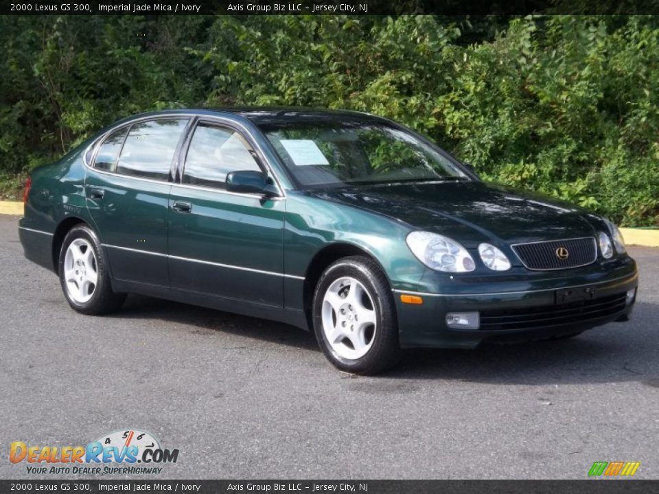 2000 Lexus GS 300 Imperial Jade Mica / Ivory Photo #3