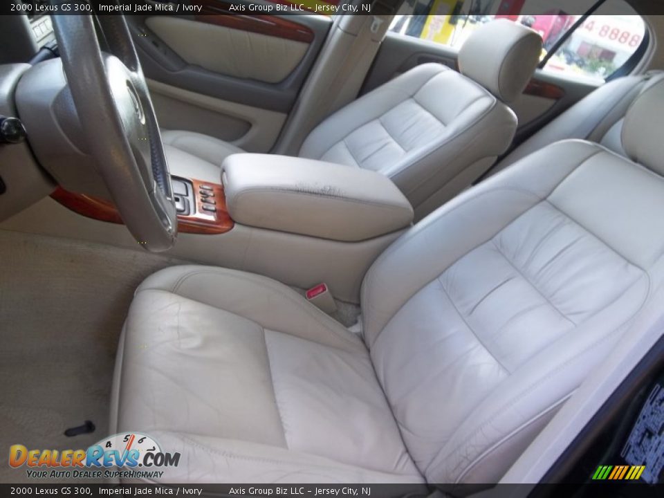 2000 Lexus GS 300 Imperial Jade Mica / Ivory Photo #7