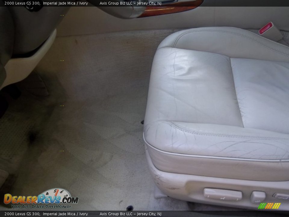 2000 Lexus GS 300 Imperial Jade Mica / Ivory Photo #8