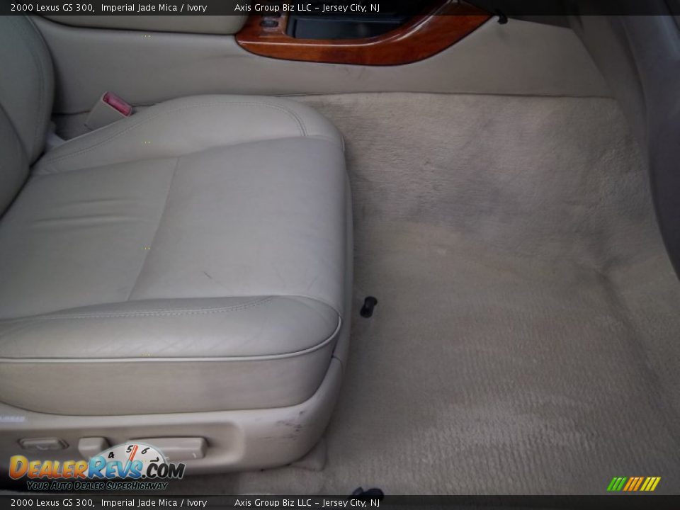 2000 Lexus GS 300 Imperial Jade Mica / Ivory Photo #17