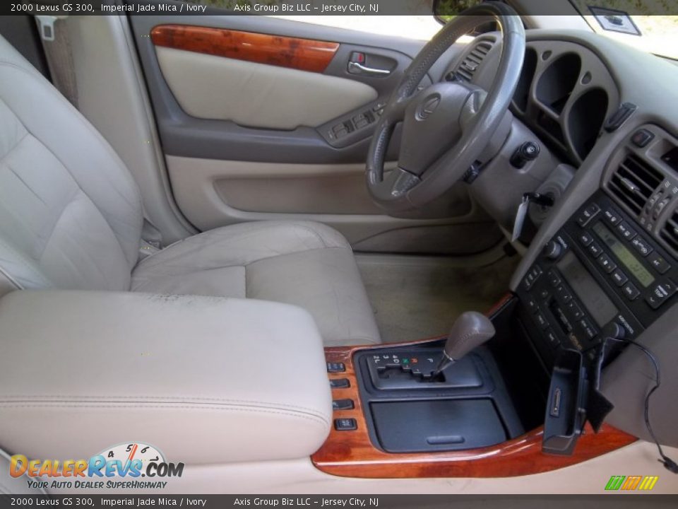 2000 Lexus GS 300 Imperial Jade Mica / Ivory Photo #18