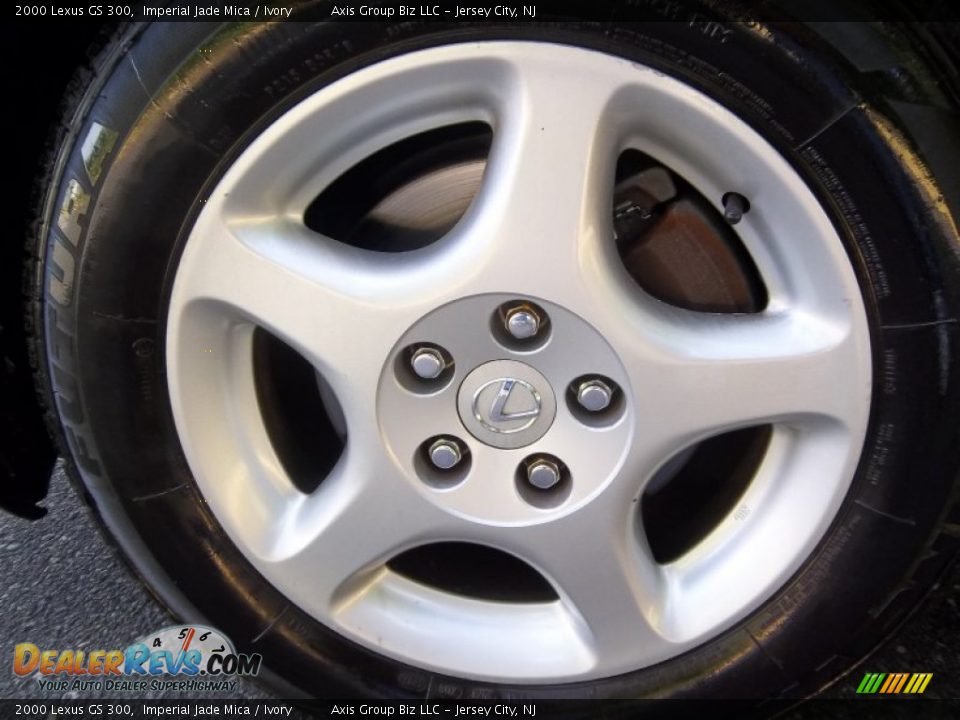 2000 Lexus GS 300 Imperial Jade Mica / Ivory Photo #22