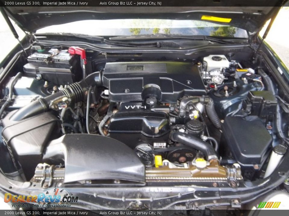 2000 Lexus GS 300 Imperial Jade Mica / Ivory Photo #24