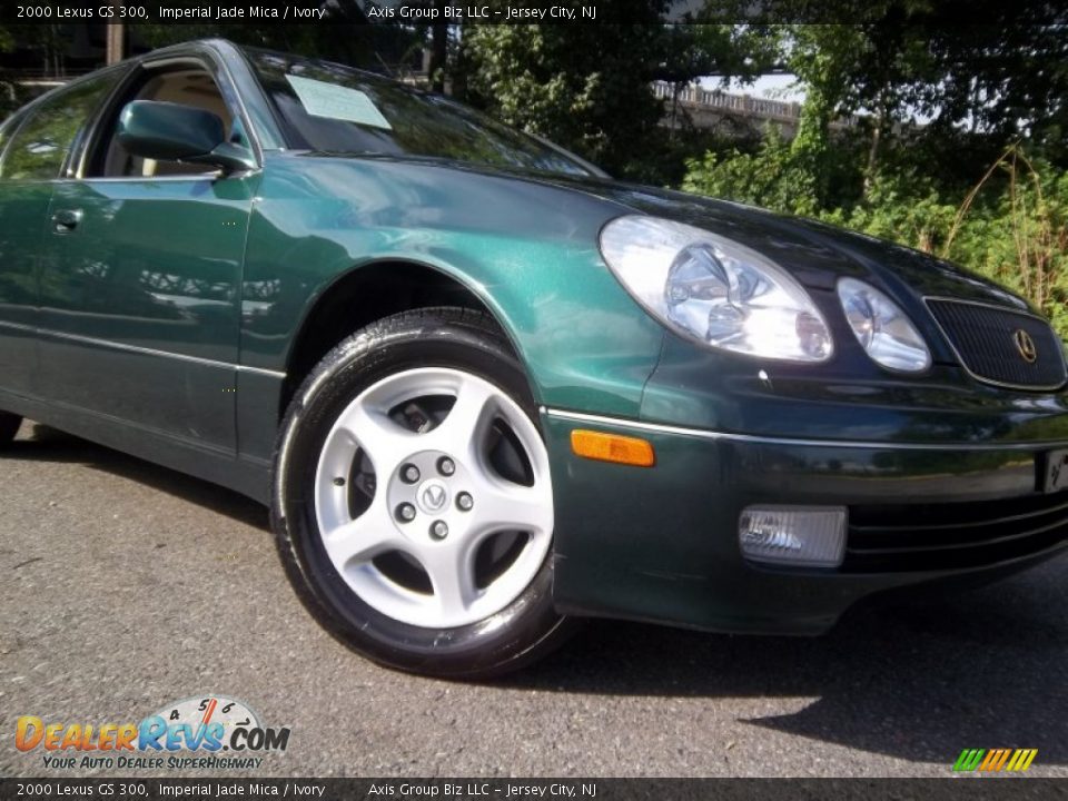2000 Lexus GS 300 Imperial Jade Mica / Ivory Photo #26