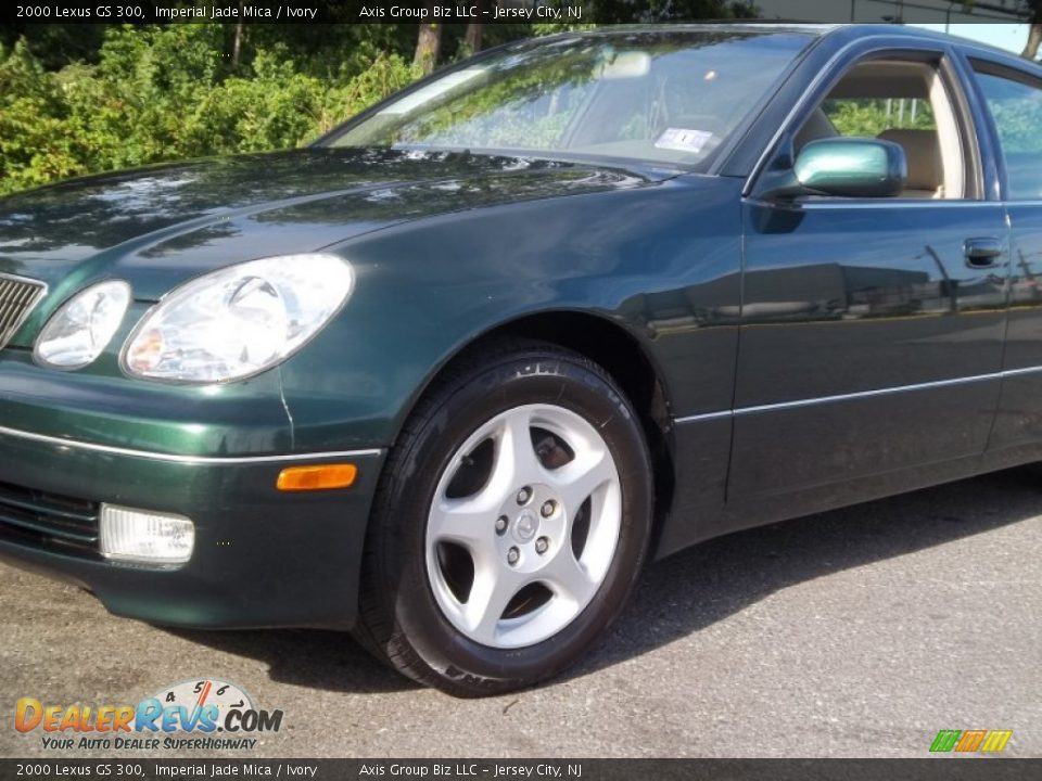 2000 Lexus GS 300 Imperial Jade Mica / Ivory Photo #30