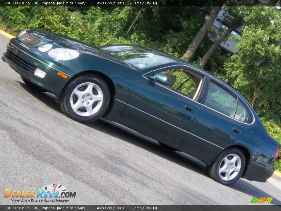 2000 Lexus GS 300 Imperial Jade Mica / Ivory Photo #33