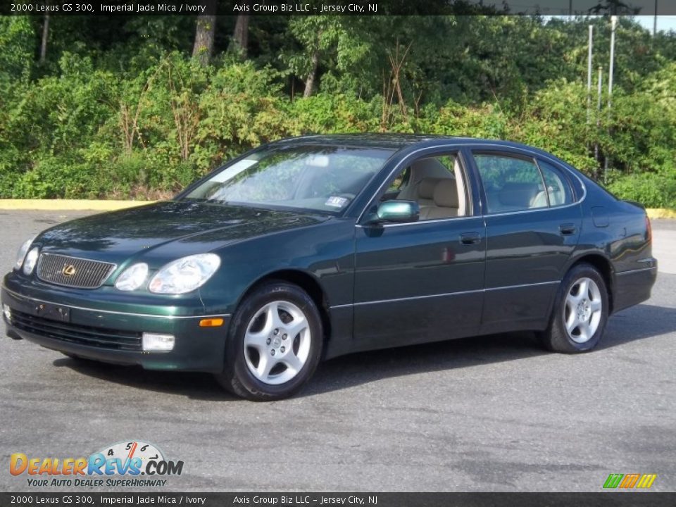 2000 Lexus GS 300 Imperial Jade Mica / Ivory Photo #34