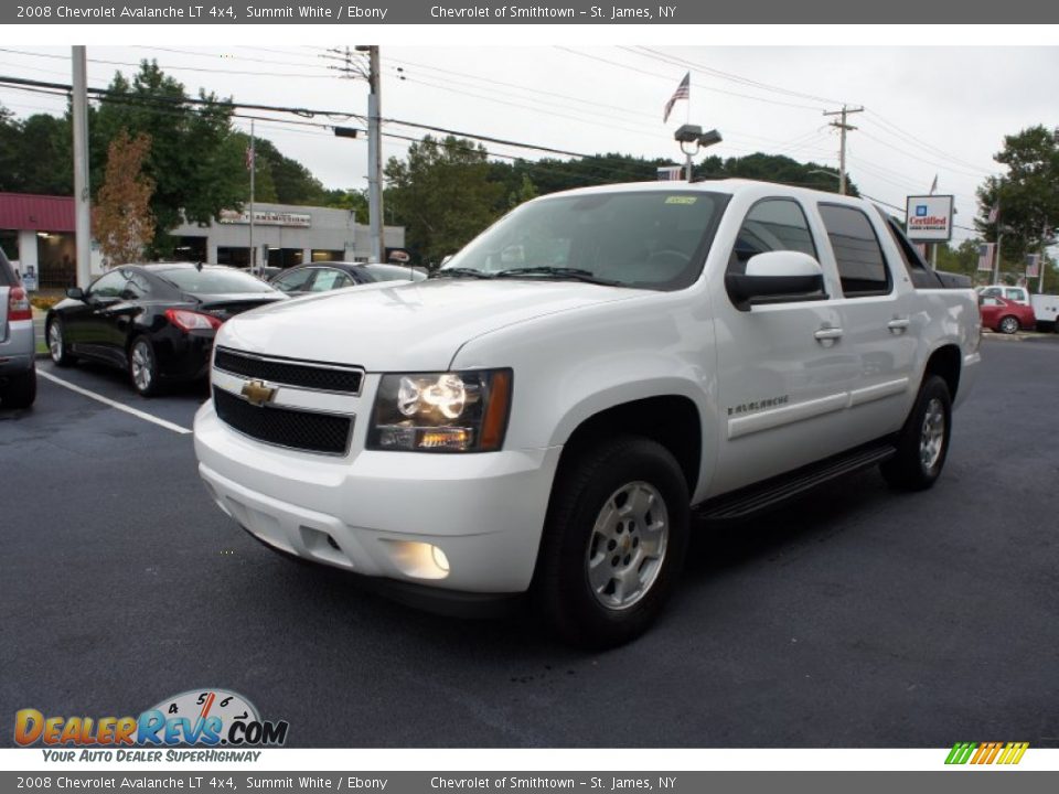 2008 Chevrolet Avalanche LT 4x4 Summit White / Ebony Photo #4