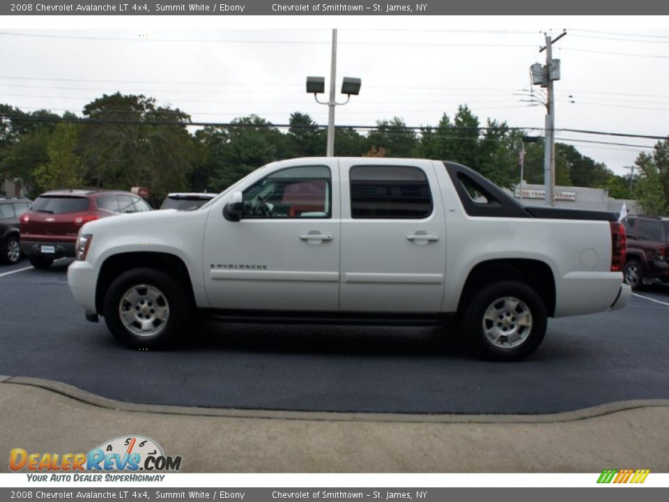 2008 Chevrolet Avalanche LT 4x4 Summit White / Ebony Photo #5