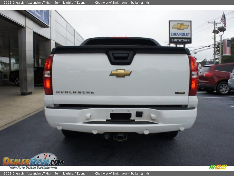 2008 Chevrolet Avalanche LT 4x4 Summit White / Ebony Photo #7