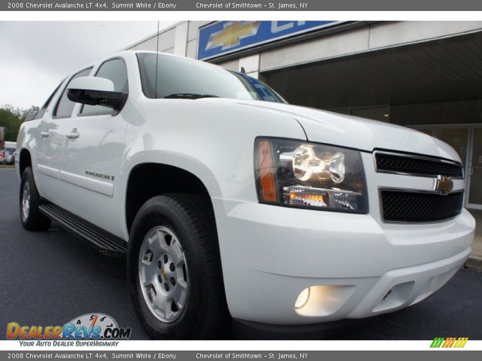 2008 Chevrolet Avalanche LT 4x4 Summit White / Ebony Photo #9