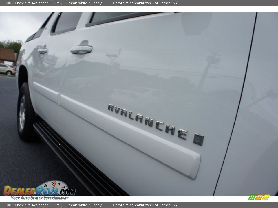 2008 Chevrolet Avalanche LT 4x4 Summit White / Ebony Photo #10