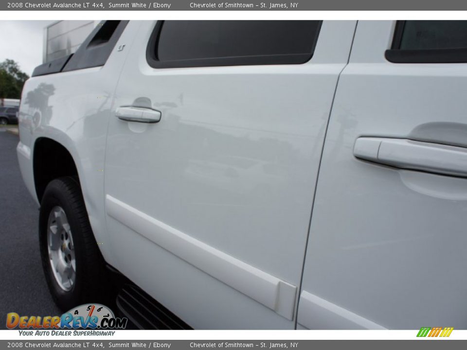 2008 Chevrolet Avalanche LT 4x4 Summit White / Ebony Photo #11