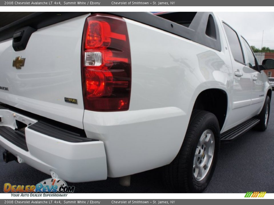2008 Chevrolet Avalanche LT 4x4 Summit White / Ebony Photo #13