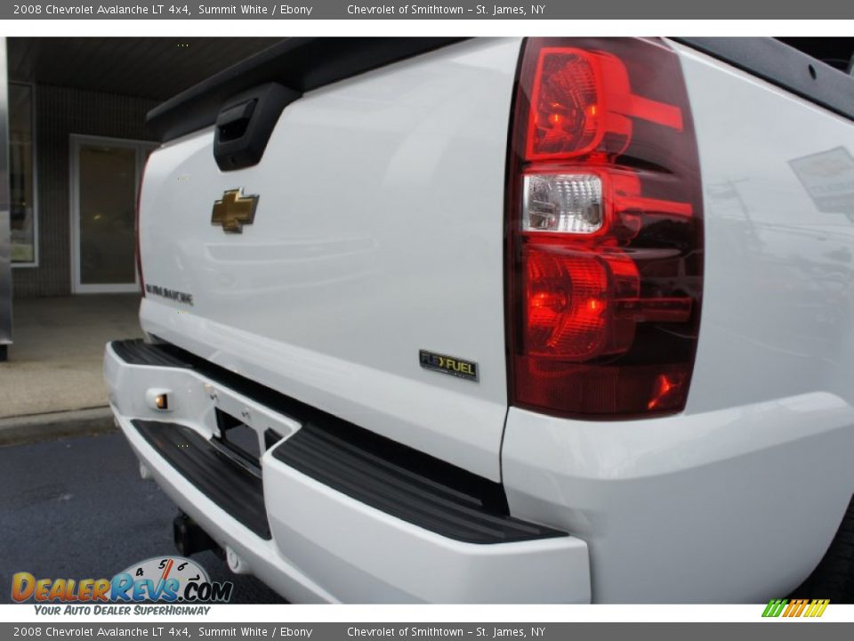 2008 Chevrolet Avalanche LT 4x4 Summit White / Ebony Photo #14