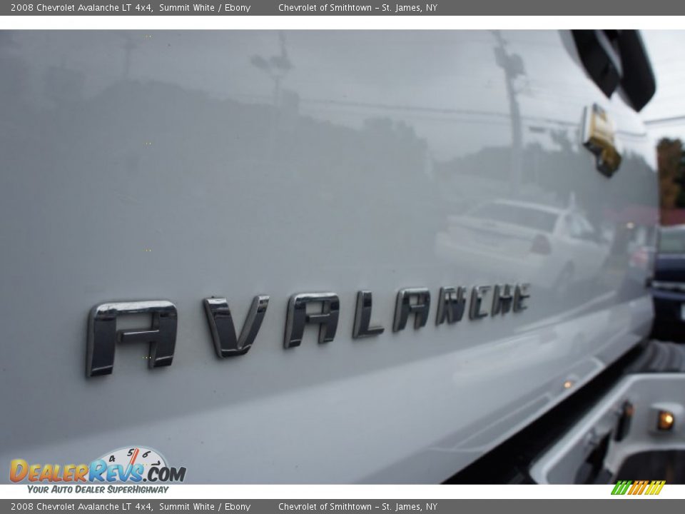 2008 Chevrolet Avalanche LT 4x4 Summit White / Ebony Photo #15