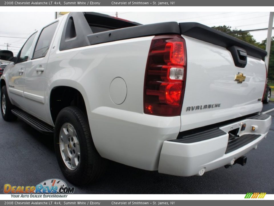 2008 Chevrolet Avalanche LT 4x4 Summit White / Ebony Photo #16