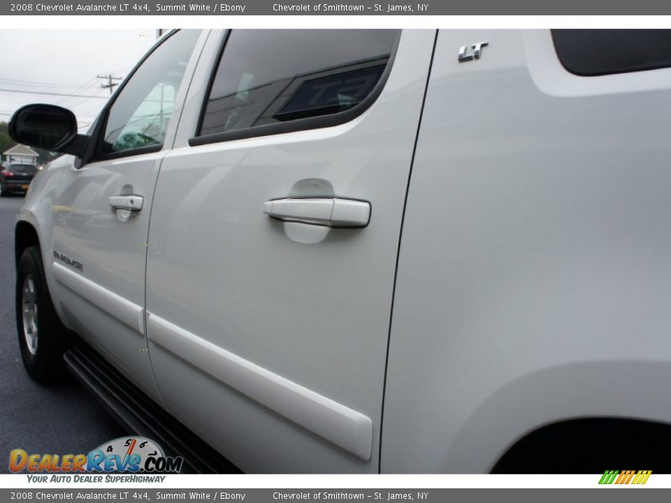 2008 Chevrolet Avalanche LT 4x4 Summit White / Ebony Photo #17