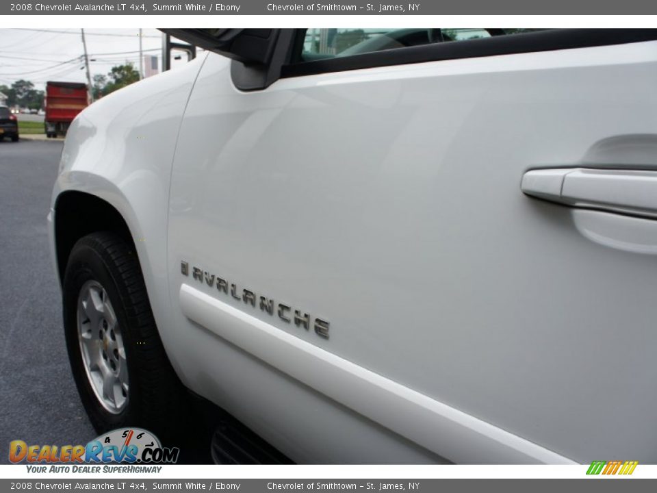 2008 Chevrolet Avalanche LT 4x4 Summit White / Ebony Photo #18