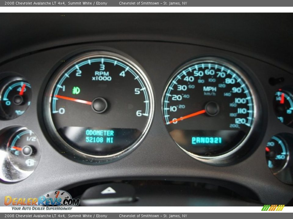 2008 Chevrolet Avalanche LT 4x4 Summit White / Ebony Photo #29