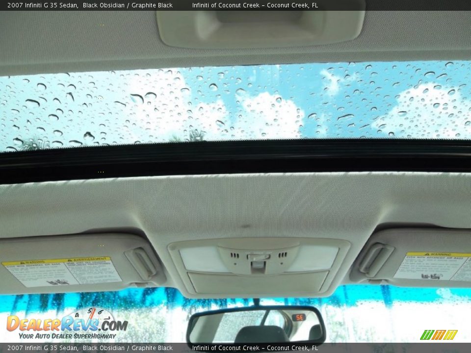 2007 Infiniti G 35 Sedan Black Obsidian / Graphite Black Photo #27
