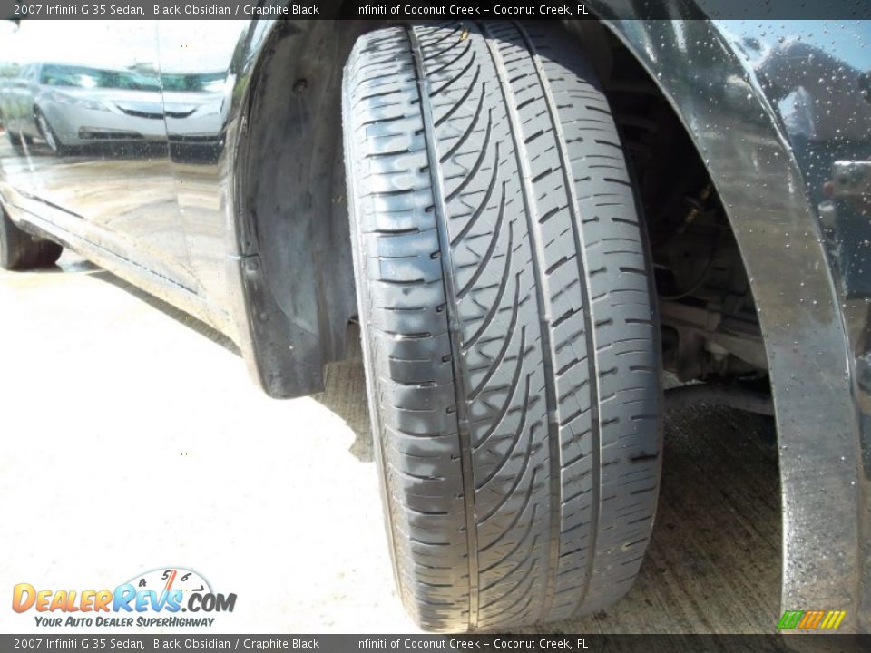2007 Infiniti G 35 Sedan Black Obsidian / Graphite Black Photo #29