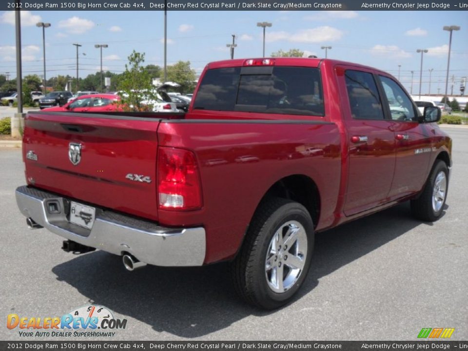 2012 Dodge Ram 1500 Big Horn Crew Cab 4x4 Deep Cherry Red Crystal Pearl / Dark Slate Gray/Medium Graystone Photo #4