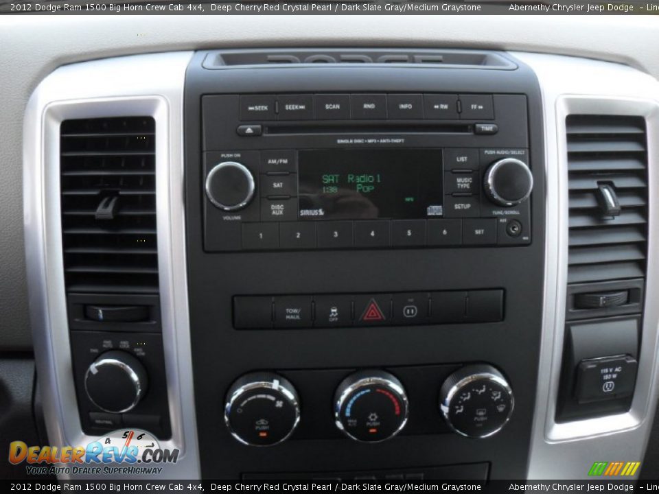 2012 Dodge Ram 1500 Big Horn Crew Cab 4x4 Deep Cherry Red Crystal Pearl / Dark Slate Gray/Medium Graystone Photo #11