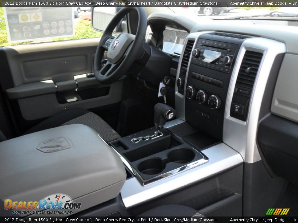 Dark Slate Gray/Medium Graystone Interior - 2012 Dodge Ram 1500 Big Horn Crew Cab 4x4 Photo #20