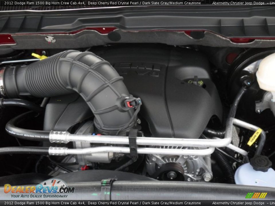 2012 Dodge Ram 1500 Big Horn Crew Cab 4x4 Deep Cherry Red Crystal Pearl / Dark Slate Gray/Medium Graystone Photo #24