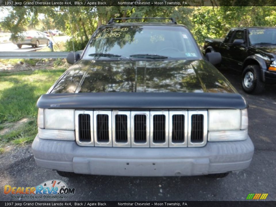 1997 Jeep Grand Cherokee Laredo 4x4 Black / Agate Black Photo #2