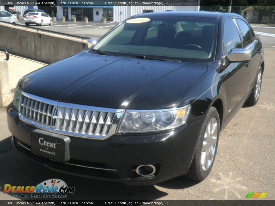 2008 Lincoln MKZ AWD Sedan Black / Dark Charcoal Photo #2