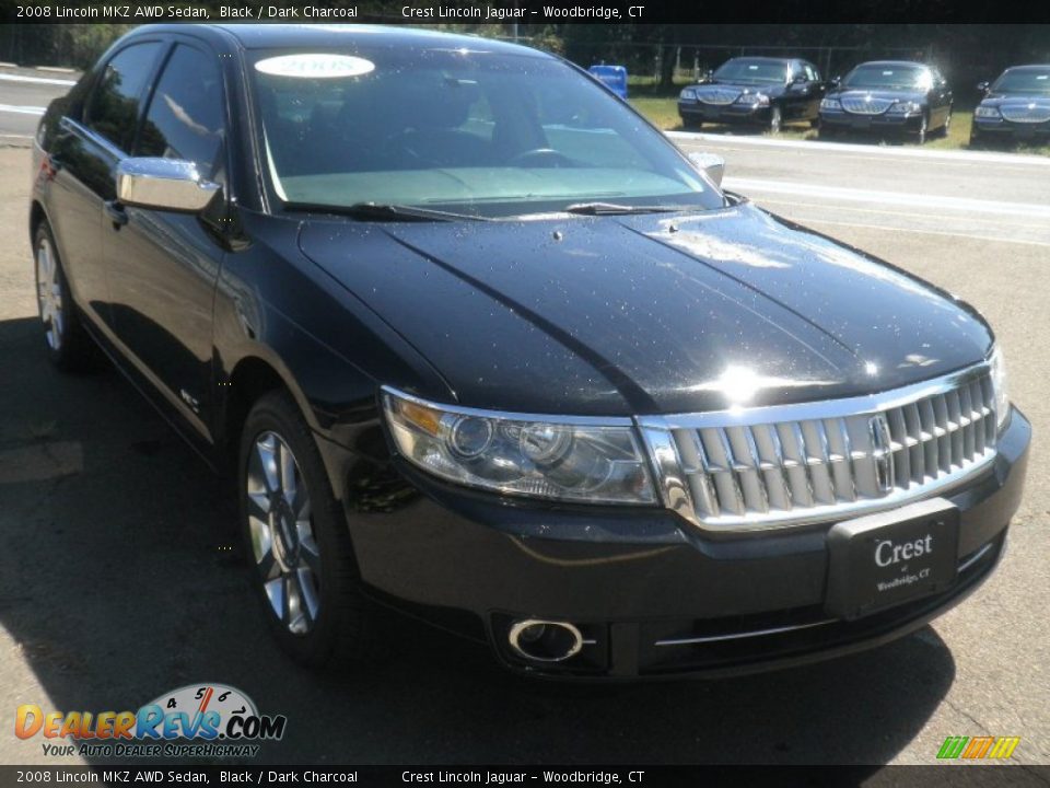 2008 Lincoln MKZ AWD Sedan Black / Dark Charcoal Photo #4