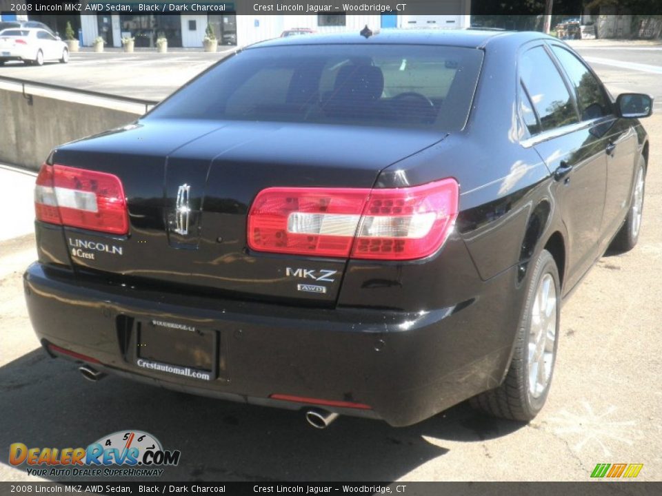 2008 Lincoln MKZ AWD Sedan Black / Dark Charcoal Photo #5