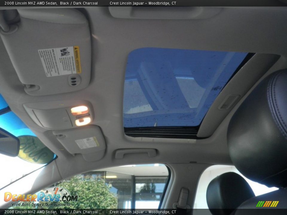 2008 Lincoln MKZ AWD Sedan Black / Dark Charcoal Photo #12